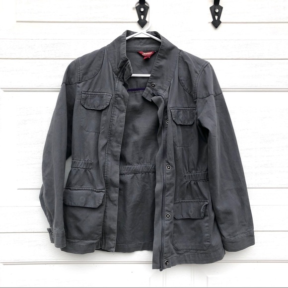 Arizona Jean Company Jackets & Blazers - Airzona Jean Co. Gray Girls Utility/Army Jacket!